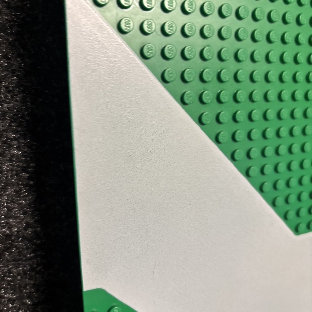 LEGO Green 32x32 Stud Baseplate with Light Gray Road Corner Pattern Used - Picture 2 of 4